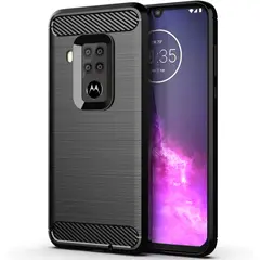 GENERICO - Funda Tipo Carbono Fiber Para Motorola One Zoom