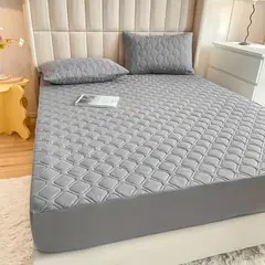 GENERICO - Protector de colchón + fundas de almohadas protectoras cama Matrimonial