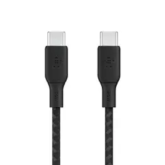 BELKIN - Cable Trenzado USB-C a USB-C 100W – 2 Metros Negro