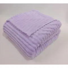 SIRENITAS - Cobija térmica 1.70 x 2m Cama Sencilla Sofá Pie de cama Lila