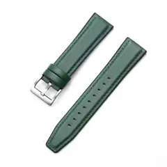 GENERICO - Correa De Cuero 22mm Para Huawei Gt2-Gt3-Gt4-Gt5 De 46mm Verde