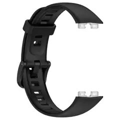 GENERICO - Correa Pulso De Silicona Para Huawei band 8-9-10 Negro