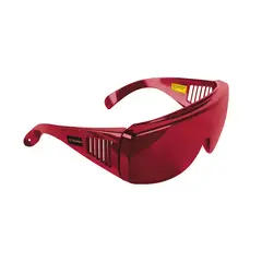 TRUPER - Gafas Rojas Para Láser Con Protección Uv Y Antirayaduras