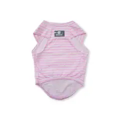 WAWAW - Esqueleto M corte en sisa rosa líneas fucsia y estrellas doradas Panda