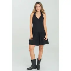 RAGGED - Vestido karla Negro