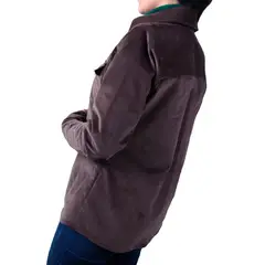LEC LEE - Blusa en Pana para Mujer - Caf? Caf?M
