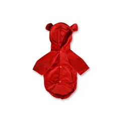 WAWAW - Hoodie XS orejas suavetina roja