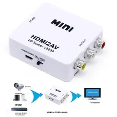 GENERICO - Convertidor Rca A Hdmi -44 Blanco Nuevo