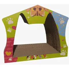 GENERICO - RASCADOR PARA GATOS CAT HOUSE