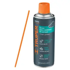 TRUPER - Lubricantes De Cadenas En Aerosol 400 Ml, Incluye Aplicador