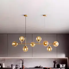 DECOLUM - Lámpara de Techo Claxton Dorado
