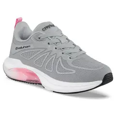 CROYDON - Tenis Running Gelmor Gris-Rosa para Niña