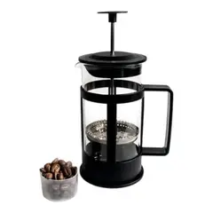 GENERICO - Cafetera Prensa Francesa Vidrio 350ml French Press Cafe Colo Color Negro