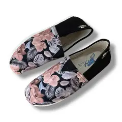 XIAN SHOES - Alpargatas clasica mujer orquidea negra 25