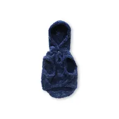 WAWAW - Hoodie XL manga sisa azul oscuro brillos