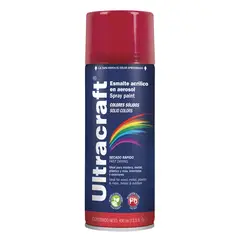 TRUPER - Pintura Rojo Fuego En Aerosol De 400 Ml, Secado Rápido Ultracraft