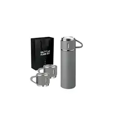 SKY - Kit de botellas térmicas para acampar, 500 ml y tazas de cafe