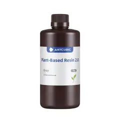 GENERICO - Resina Anycubic para impresora 3D Plant-Based Resin 20 1Kg Gris
