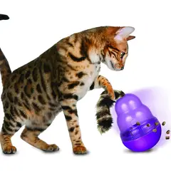KONG - Juguete Gato Wobbler Con Plumas