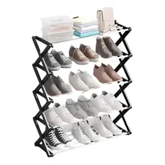 GENERICO - Organizador Zapatero de 5 niveles en forma de X laterales