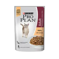 PRO PLAN - Gato Adulto – Salsa Húmeda de Pollo 100 g