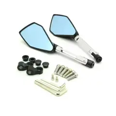 GENERICO - Espejo Rizoma 5 Puntas Para Moto De Lujo Universal Calidad