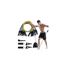 SKY - Set Bandas De Resistencia Tubulares Set De 11 Piezas Latex