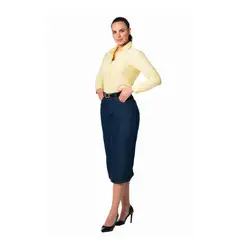 LEC LEE - Falda en Denim con abertura 12