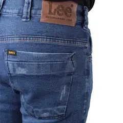 LEC LEE - Jean Trim Fit para Hombre - ?ndigo Medio 34