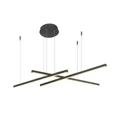 DECOLUM - Lampara de techo Pullton Negro