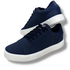 XIAN SHOES - Mocasin cordones hombre azul turqui 25