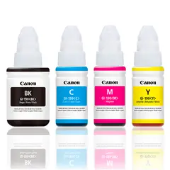 CANON - Tinta GI190 para impresoras G1100 G2100 G3100 G3110 G4100 KITX4