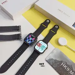 SHUNGA - SmartWatch HK9 Mini con Pantalla Amoled y Funciones de Salud Avanzadas