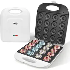 SOKANY - Maquina para hacer mini donas de 16 puestos