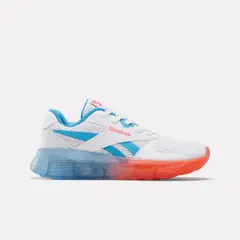 REEBOK - Zig N Glow 2 Elastic Lace Tenis blanco de niño para correr_.