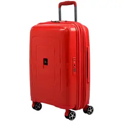 GENERICO - MALETA DE VIAJE SWISS WORLD 20 PULGADAS ROJA 100% POLIPROPILENO