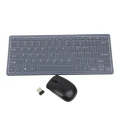 JALTECH - Combo Inalambrico Teclado Mouse Slim K03 Negro