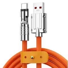GENERICO - Cable de Carga Rapida 120W Hyper 180° USB a IPhone Lightning
