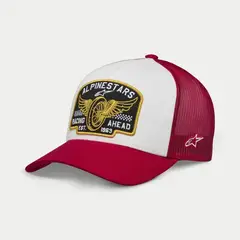 ALPINESTARS - GORRA HERITAGE PATCH TRUCK ROJA AJUSTABLE