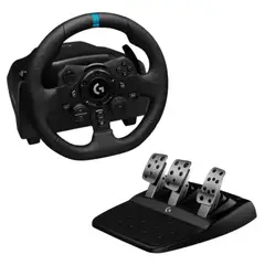 LOGITECH - Timón + Pedales G PC PS4 Y PS5 Gaming G923