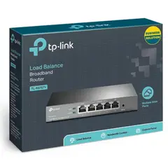 TP LINK - Router TP-LINK Balance de Carga Hasta 4 Puertos WAN - Negro