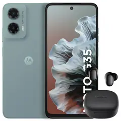MOTOROLA - Celular Moto G35 5G 256GB /4GB Gris + Buds 6 Play Blk