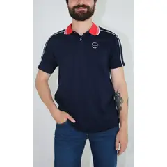 L Y H - Polo Para Hombre Azul Marca L&H