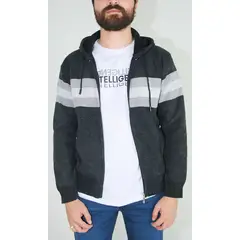 L Y H - Saco Para Hombre Gris Oscuro Marca L&H