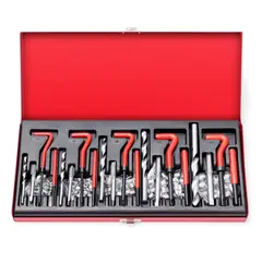 GENERICO - Kit Reparación De Roscas Helicoil 131 Piezas