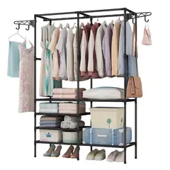 GENERICO - Closet Multifuncional 2 cuerpos, Organizador de Ropa y Zapatos