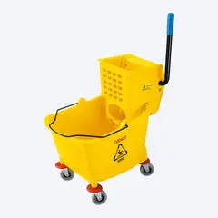 RIMAX - Balde Escurridor de Trapeador Amarillo 35 L