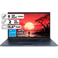 ASUS - PORTÁTIL X1502ZA-EJ2443 INTEL CORE I5-12500H 8GB RAM 2TB SSD 156 FHD