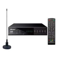 GENERICO - Decodificador Tdt Digital Hdmi Rca Usb Con Control Remoto