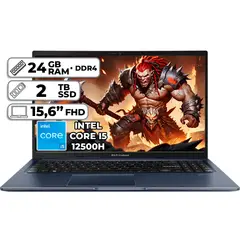 ASUS - PORTÁTIL INTEL CORE I5-12500H 24GB RAM 2TB SSD 156 FHD